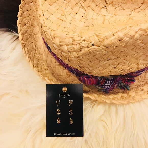 J. CREW Nautical EARRINGS ⚓️🛥🏝 - Picture 2 of 3